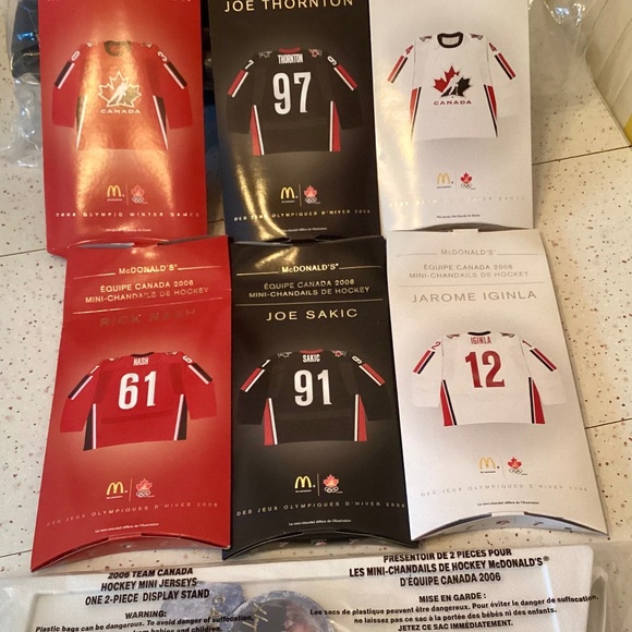 McDonald’s 2006 Team Canada Mini jersey set - Picture 3 of 5